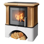 Kachlová kamna ABX Ikaria exklusive Tabakbraun